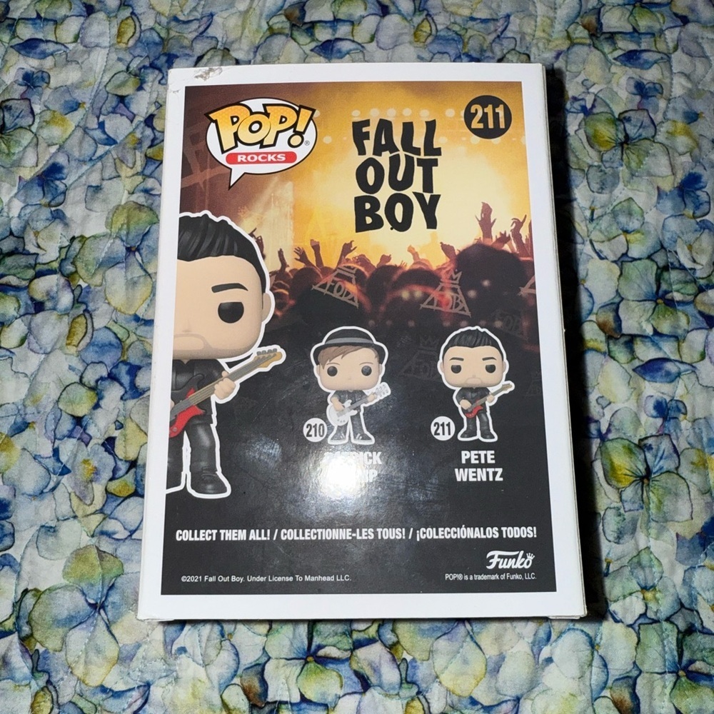 Funko Pop! Pete Wentz - Fall Out Boy Vinyl Figure - Picture 3 of 8